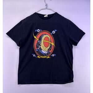 Vintage Tunnel Vision Franklin Black Tshirt Size XL